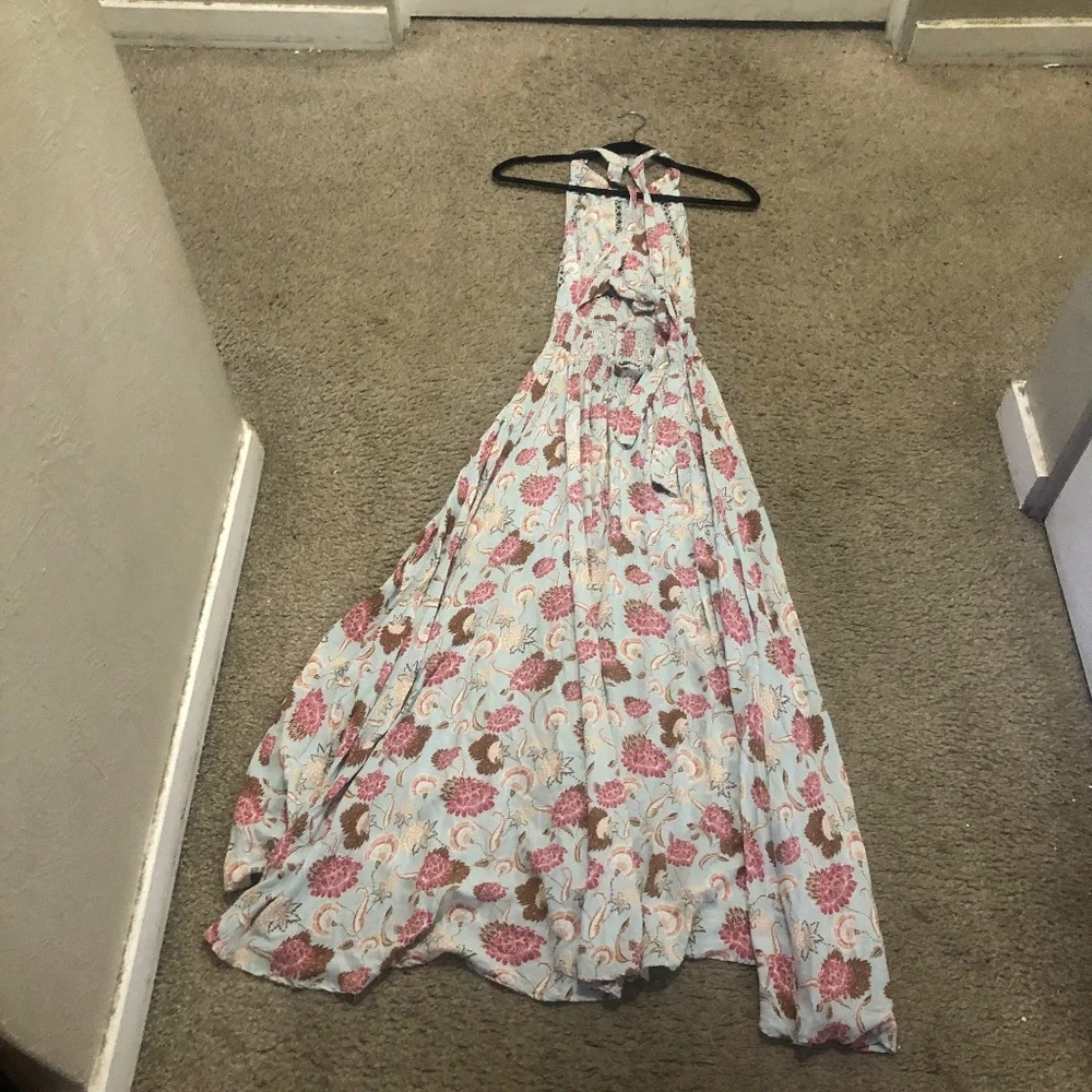 Jaase brand maxi dress, likely in a bohemian floral print such as the 'Alohi' pr - Picture 7 of 11